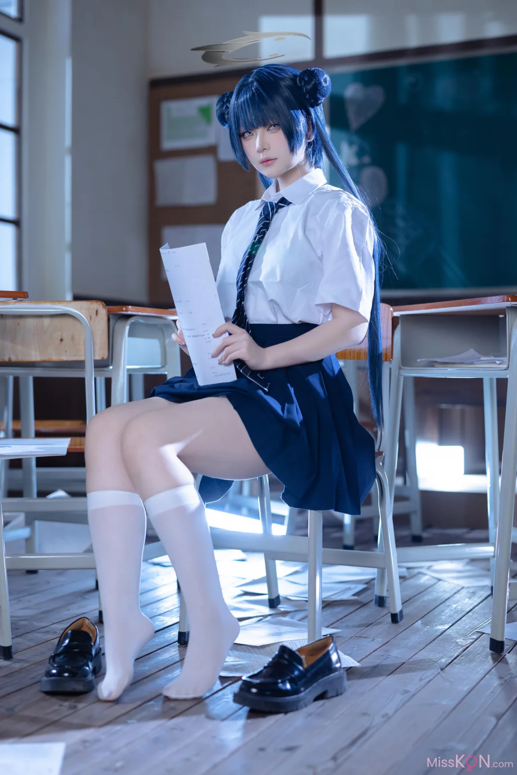 Coser@屿鱼: 蔚蓝档案 妃咲JK (61 photos)