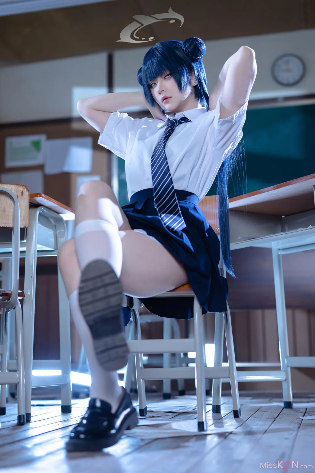 Coser@屿鱼: 蔚蓝档案 妃咲JK (61 photos)