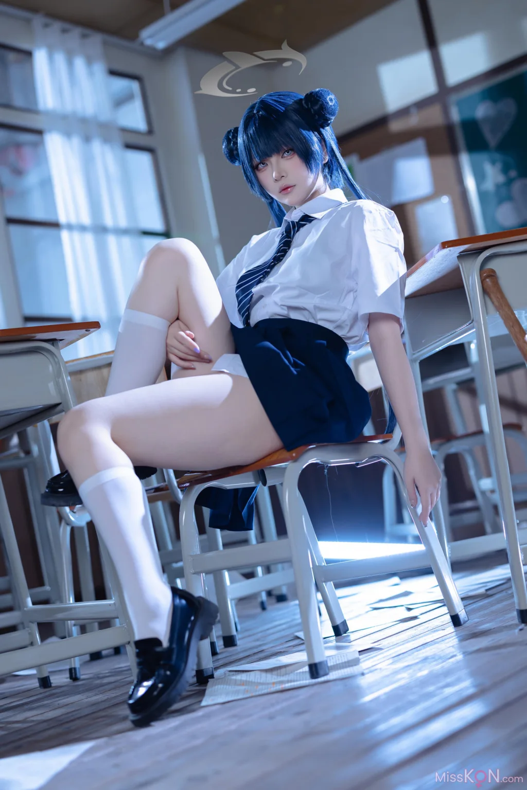 Coser@屿鱼: 蔚蓝档案 妃咲JK (61 photos)
