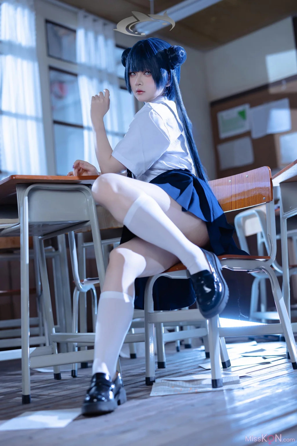 Coser@屿鱼: 蔚蓝档案 妃咲JK (61 photos)