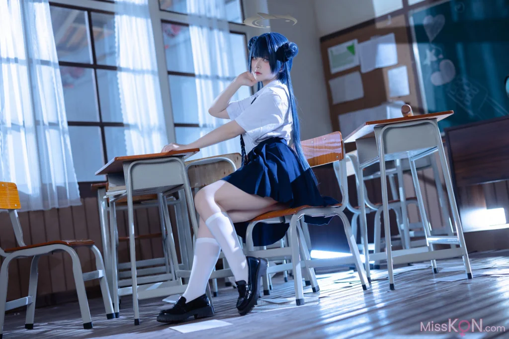 Coser@屿鱼: 蔚蓝档案 妃咲JK (61 photos) – Page 2