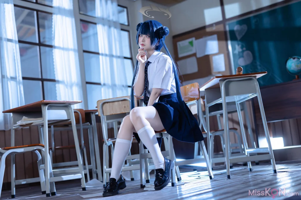 Coser@屿鱼: 蔚蓝档案 妃咲JK (61 photos) – Page 2