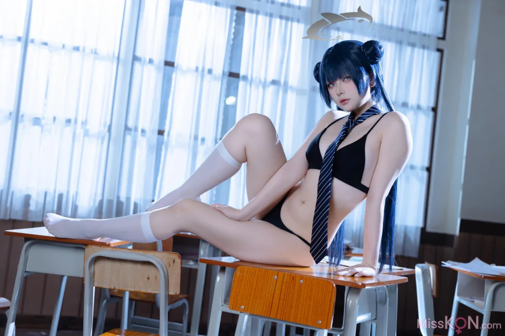 Coser@屿鱼: 蔚蓝档案 妃咲JK (61 photos) – Page 2