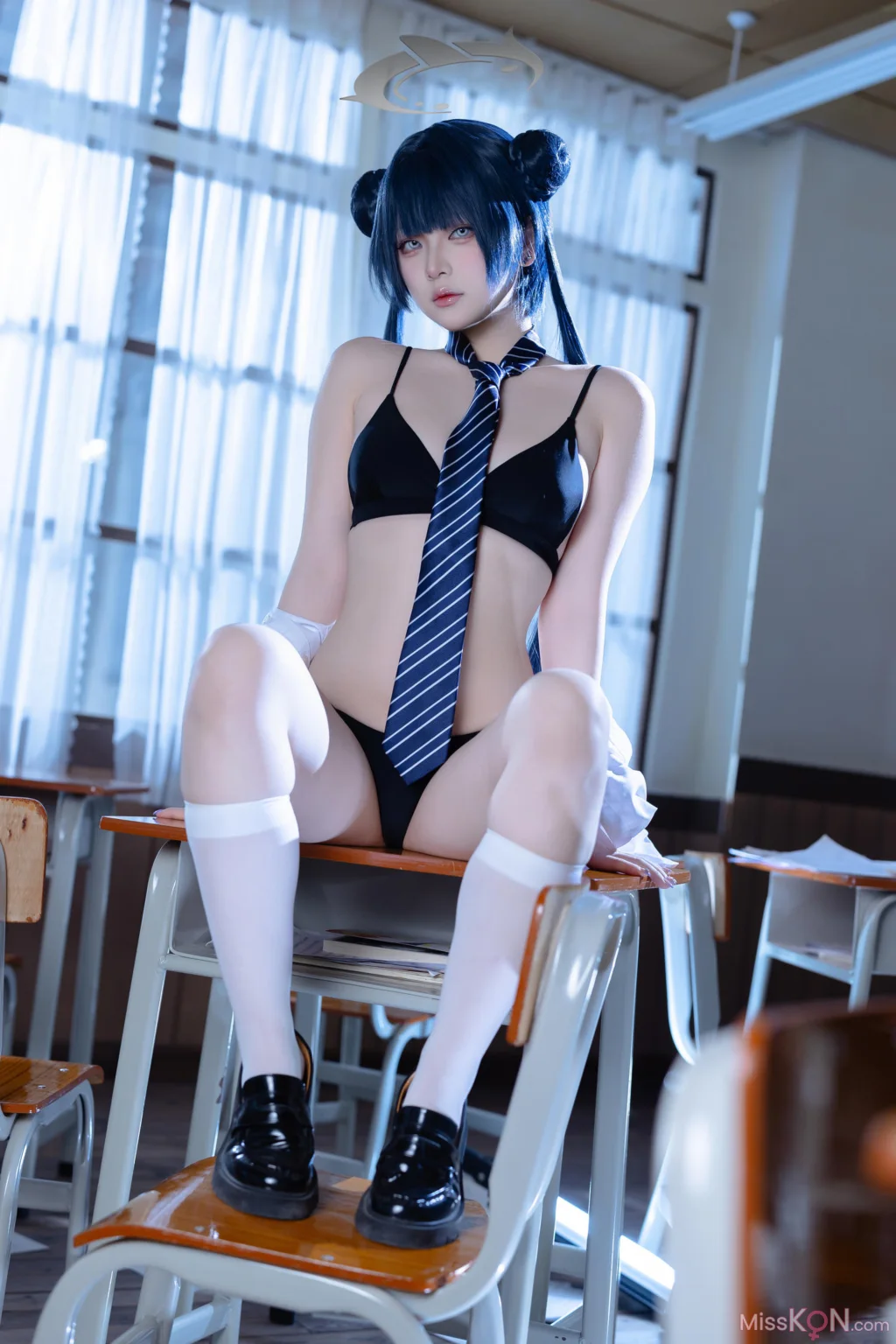 Coser@屿鱼: 蔚蓝档案 妃咲JK (61 photos) – Page 3