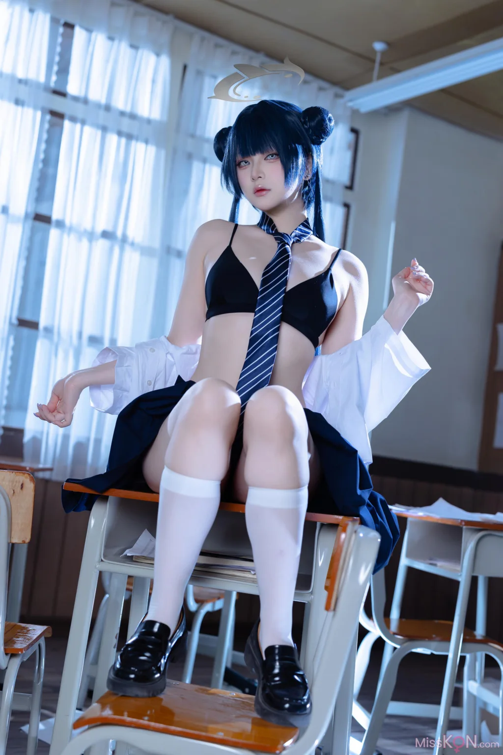 Coser@屿鱼: 蔚蓝档案 妃咲JK (61 photos) – Page 3