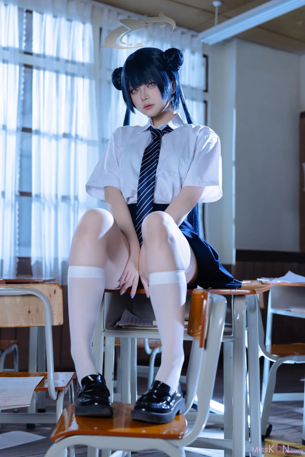 Coser@屿鱼: 蔚蓝档案 妃咲JK (61 photos) – Page 3