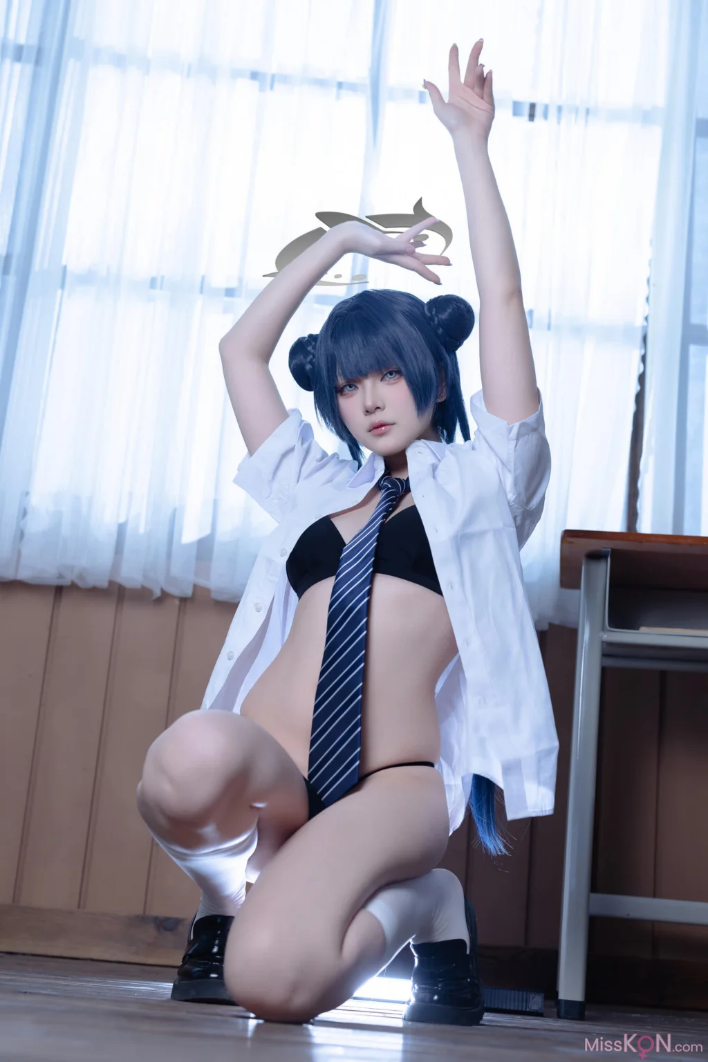Coser@屿鱼: 蔚蓝档案 妃咲JK (61 photos) – Page 3