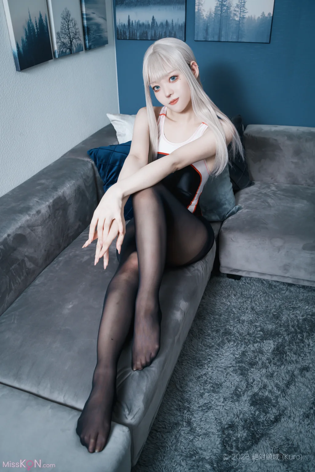 Coser@くろてぃあ (くろ): くろタイツ競泳水着 (60 photos) – Page 2