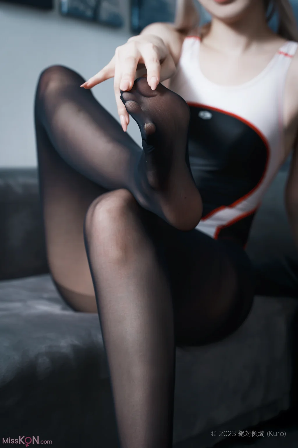 Coser@くろてぃあ (くろ): くろタイツ競泳水着 (60 photos) – Page 3