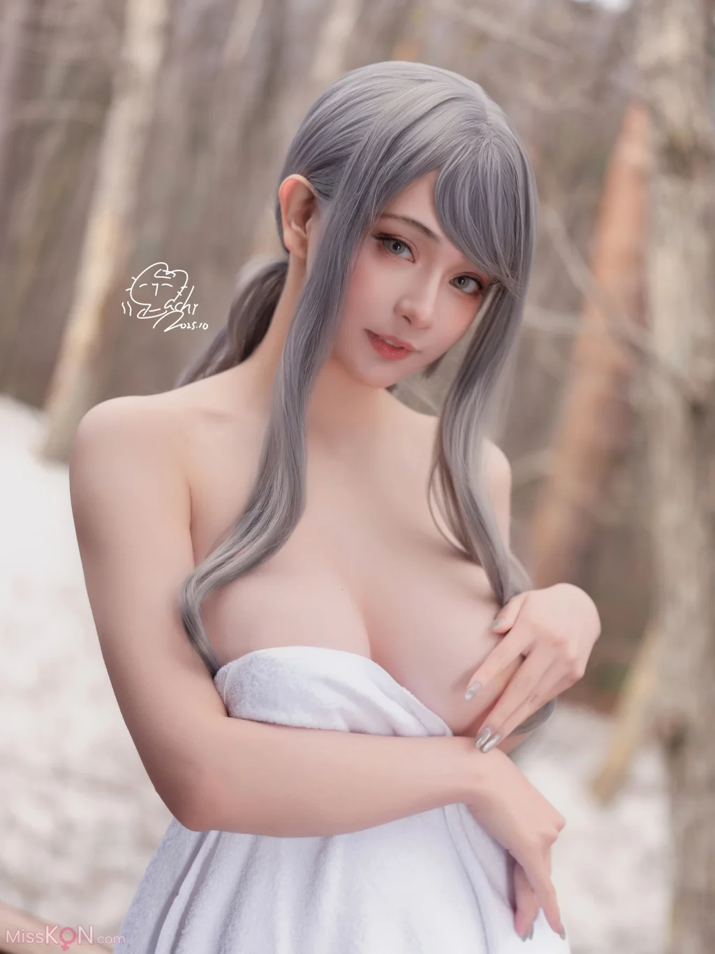 [Fantasy Factory] 小丁 & Machi馬吉: 温泉特辑 (30 photos) – Page 2