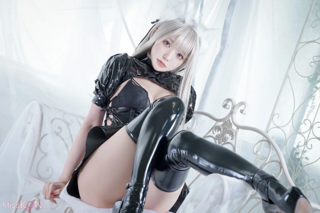 Coser@くろてぃあ (くろ):【KEMOMIMI WHITE】Maid (60 photos) – Page 2