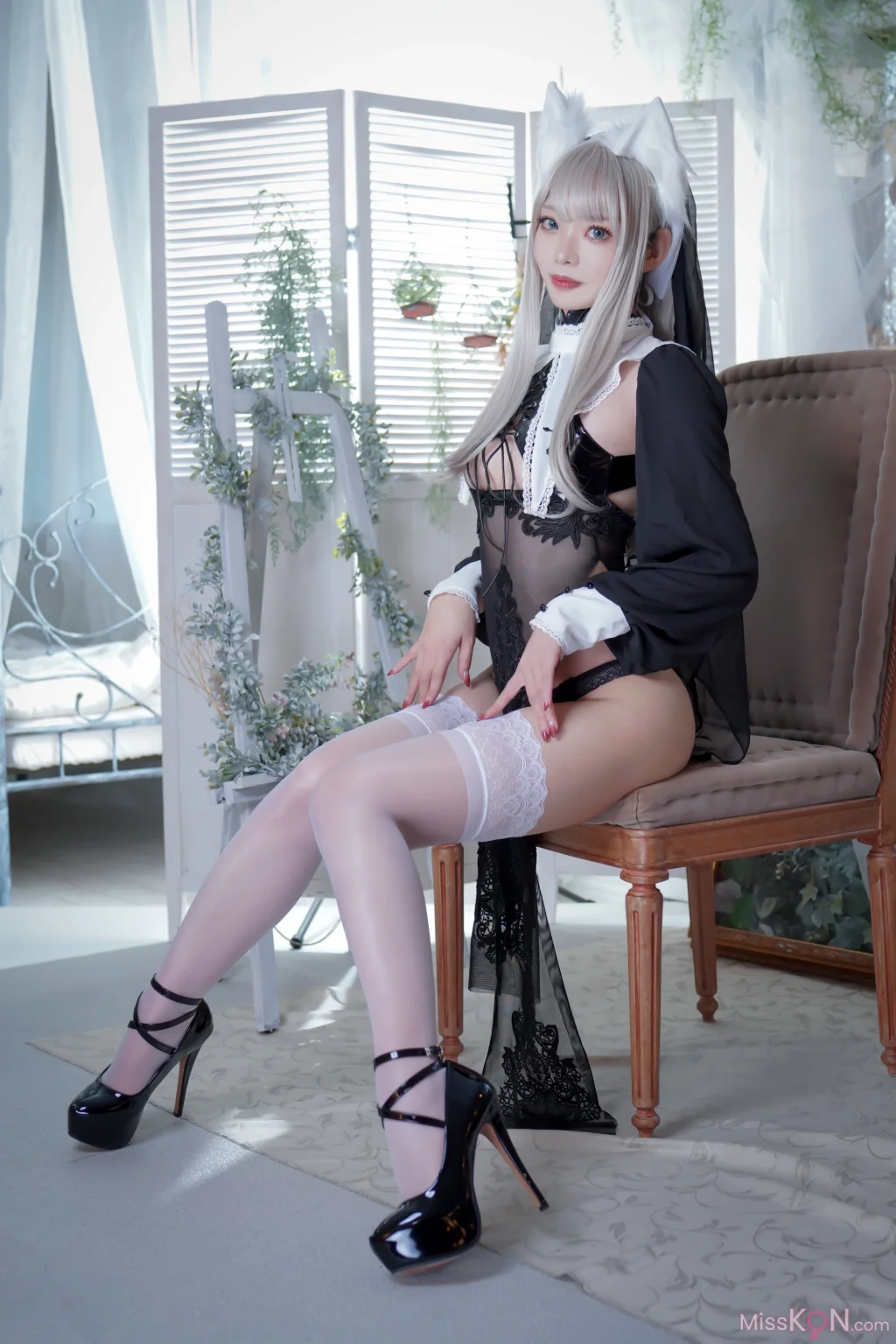 Coser@くろてぃあ (くろ):【KEMOMIMI WHITE】 Sister (55 photos) – Page 3
