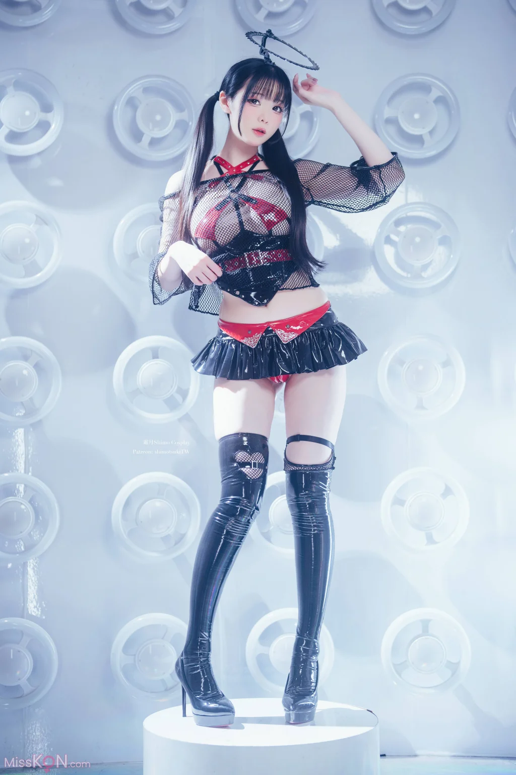 Coser@霜月shimo: 2025年09月订阅 賽博黑天使 Cyber Black Angel (20 photos + 3 videos)