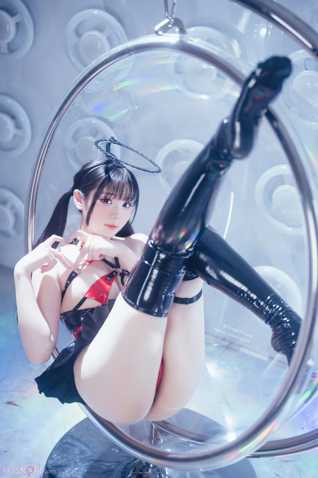 Coser@霜月shimo: 2025年09月订阅 賽博黑天使 Cyber Black Angel (20 photos + 3 videos)