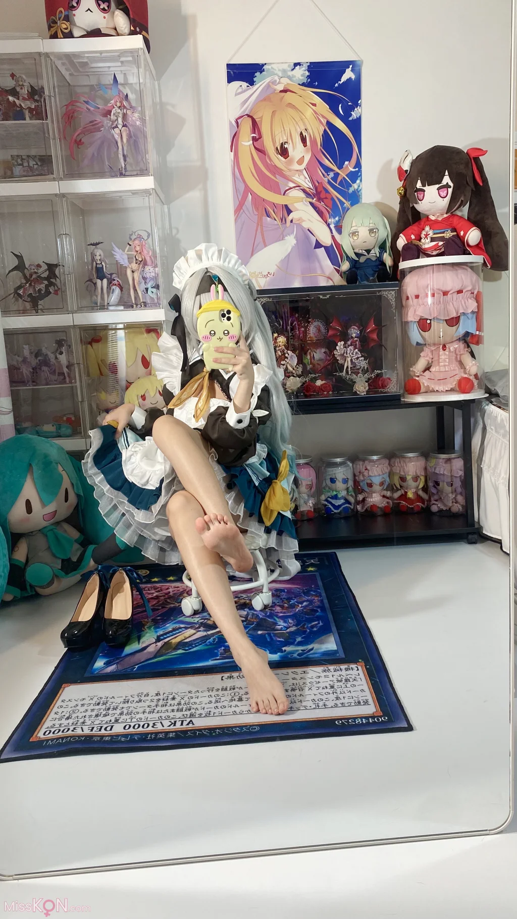 Coser@白栎Shirly: 崩坏：星穹铁道 流萤女仆 (66 photos + 8 videos)