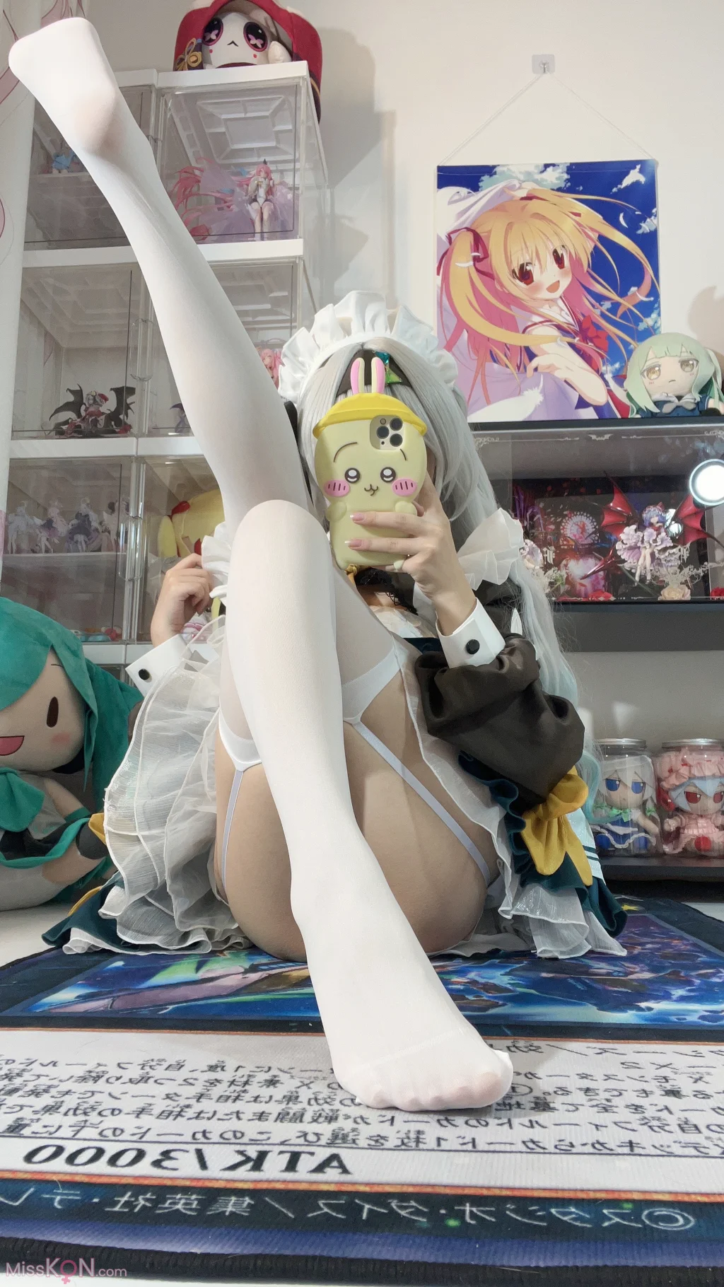 Coser@白栎Shirly: 崩坏：星穹铁道 流萤女仆 (66 photos + 8 videos)