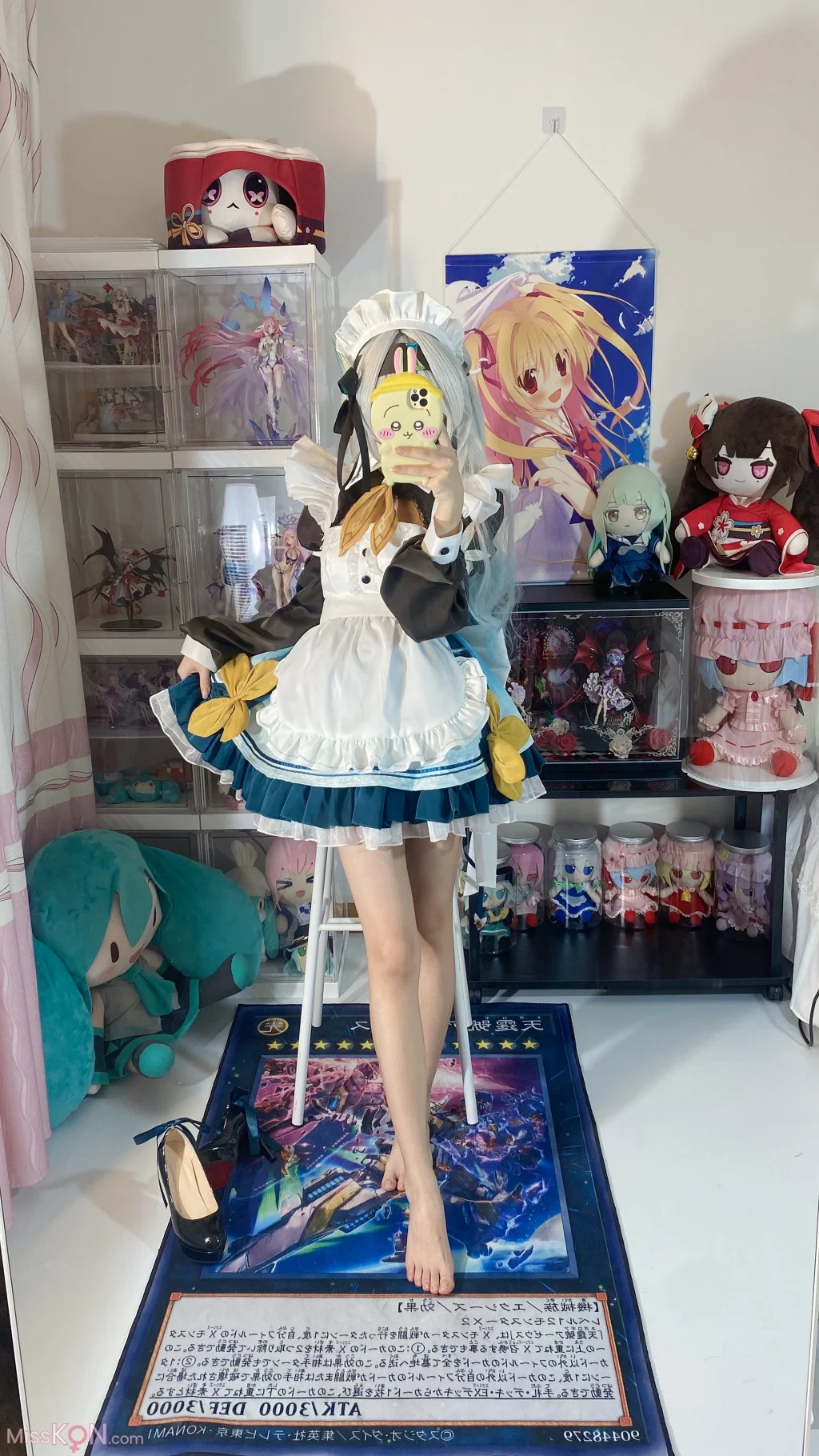 Coser@白栎Shirly: 崩坏：星穹铁道 流萤女仆 (66 photos + 8 videos)