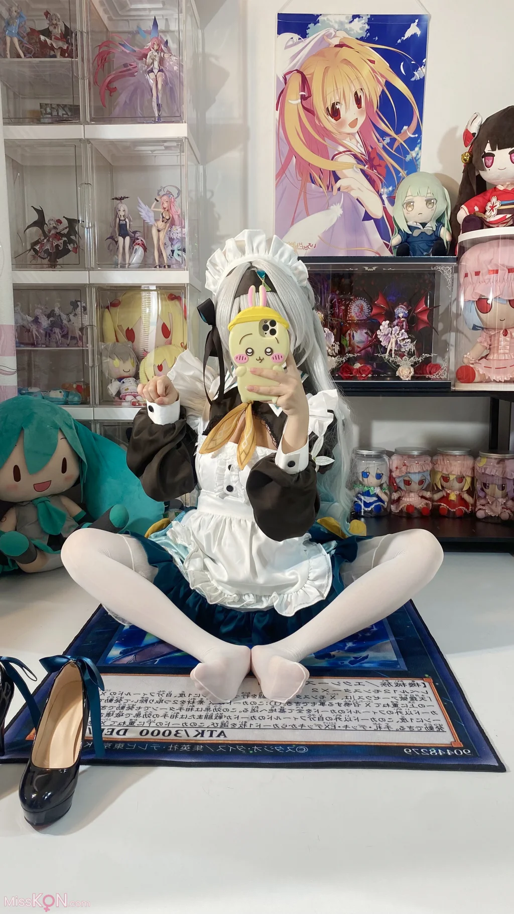 Coser@白栎Shirly: 崩坏：星穹铁道 流萤女仆 (66 photos + 8 videos)
