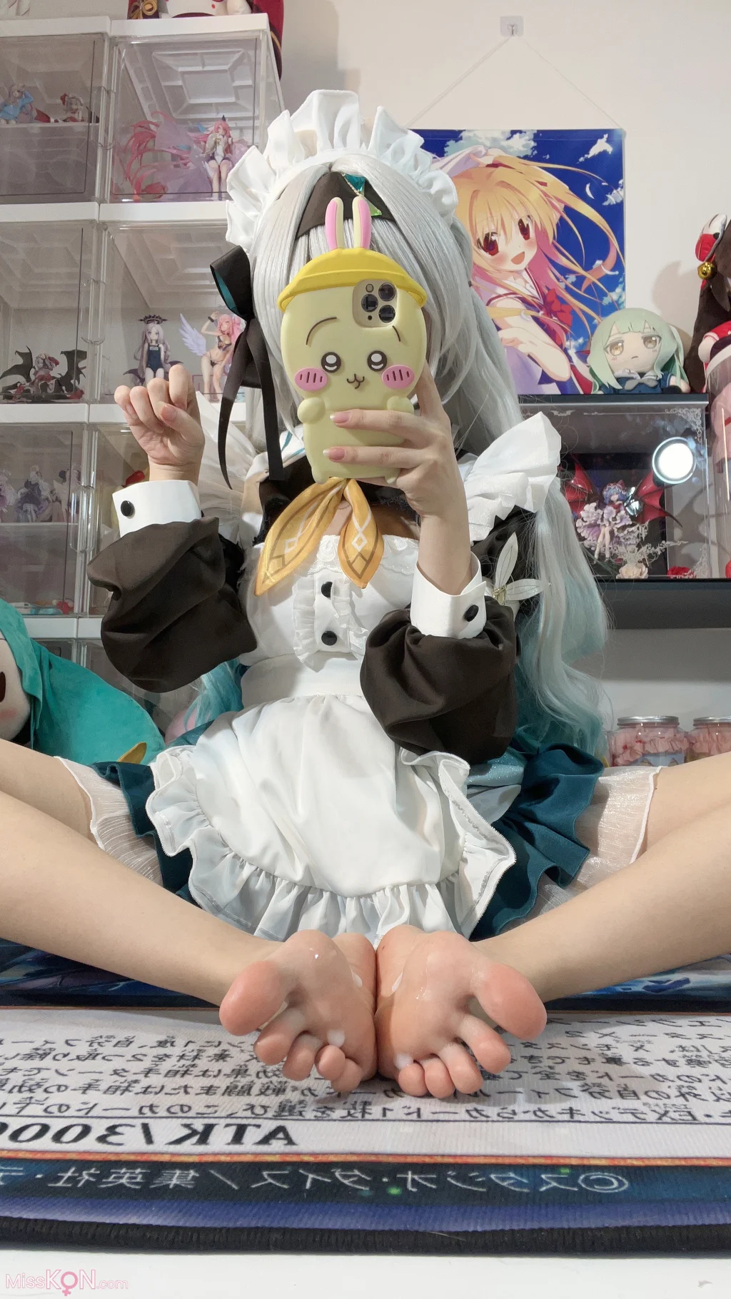 Coser@白栎Shirly: 崩坏：星穹铁道 流萤女仆 (66 photos + 8 videos)