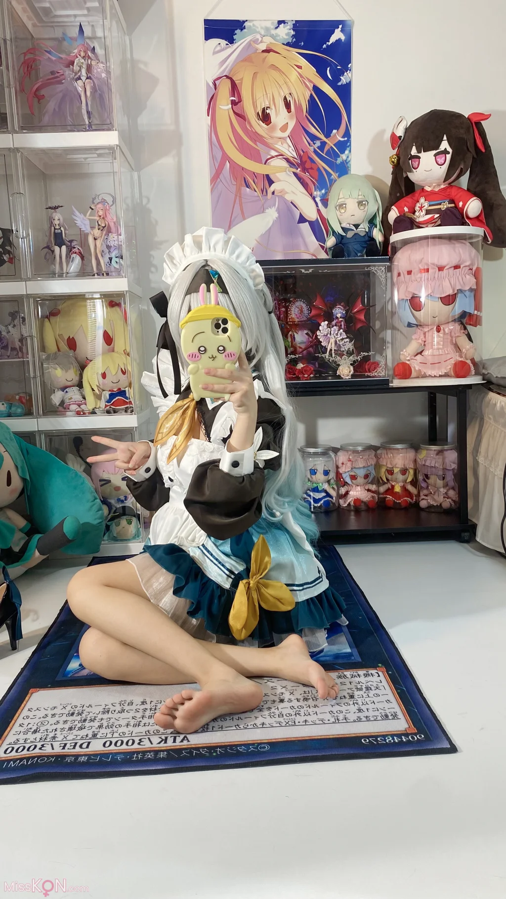 Coser@白栎Shirly: 崩坏：星穹铁道 流萤女仆 (66 photos + 8 videos)