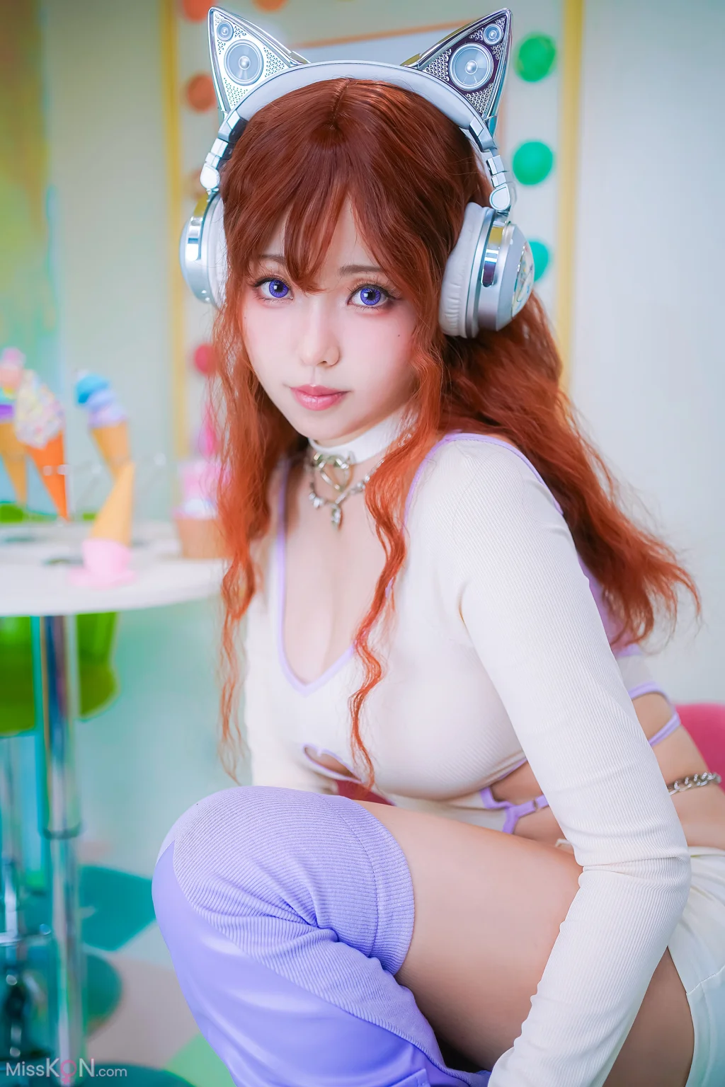 Coser@Ely_eee (ElyEE子): Maoin Y2K貓音 (25 photos + 3 videos)