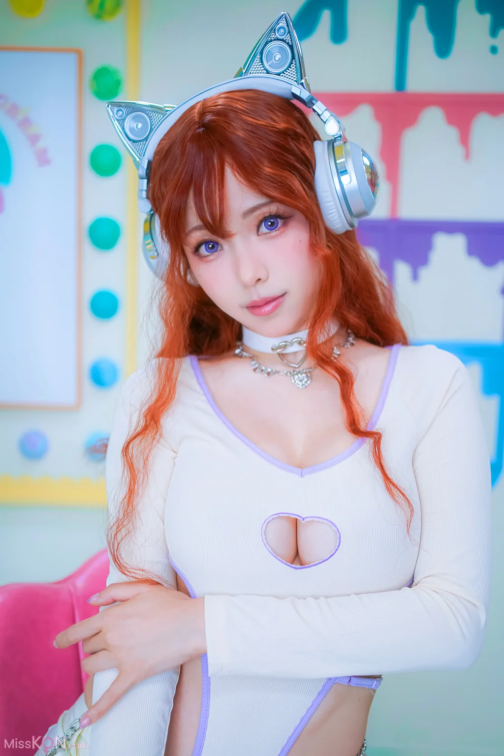 Coser@Ely_eee (ElyEE子): Maoin Y2K貓音 (25 photos + 3 videos)