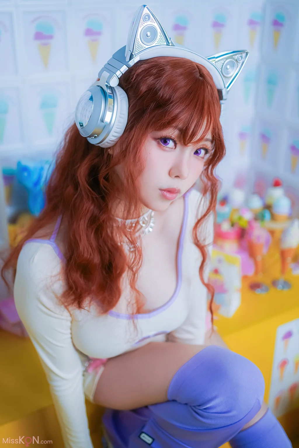 Coser@Ely_eee (ElyEE子): Maoin Y2K貓音 (25 photos + 3 videos)