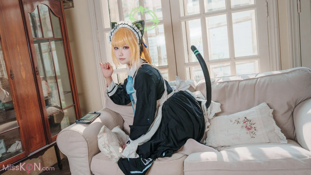 Coser@lunananya: 碧蓝档案 才羽绿 (28 photos)