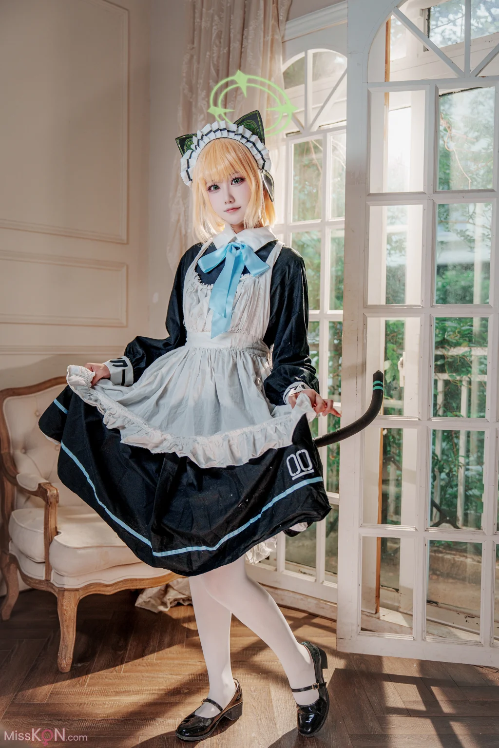 Coser@lunananya: 碧蓝档案 才羽绿 (28 photos)