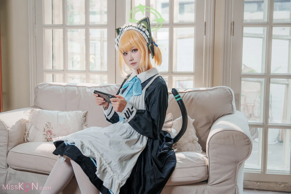 Coser@lunananya: 碧蓝档案 才羽绿 (28 photos)