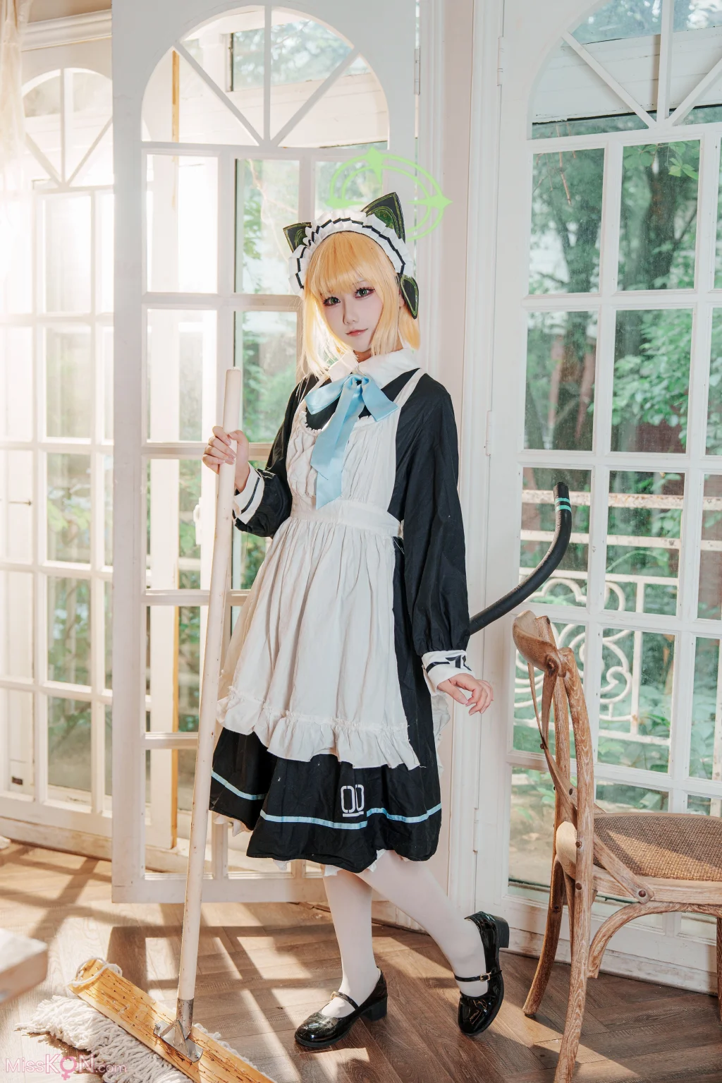 Coser@lunananya: 碧蓝档案 才羽绿 (28 photos)