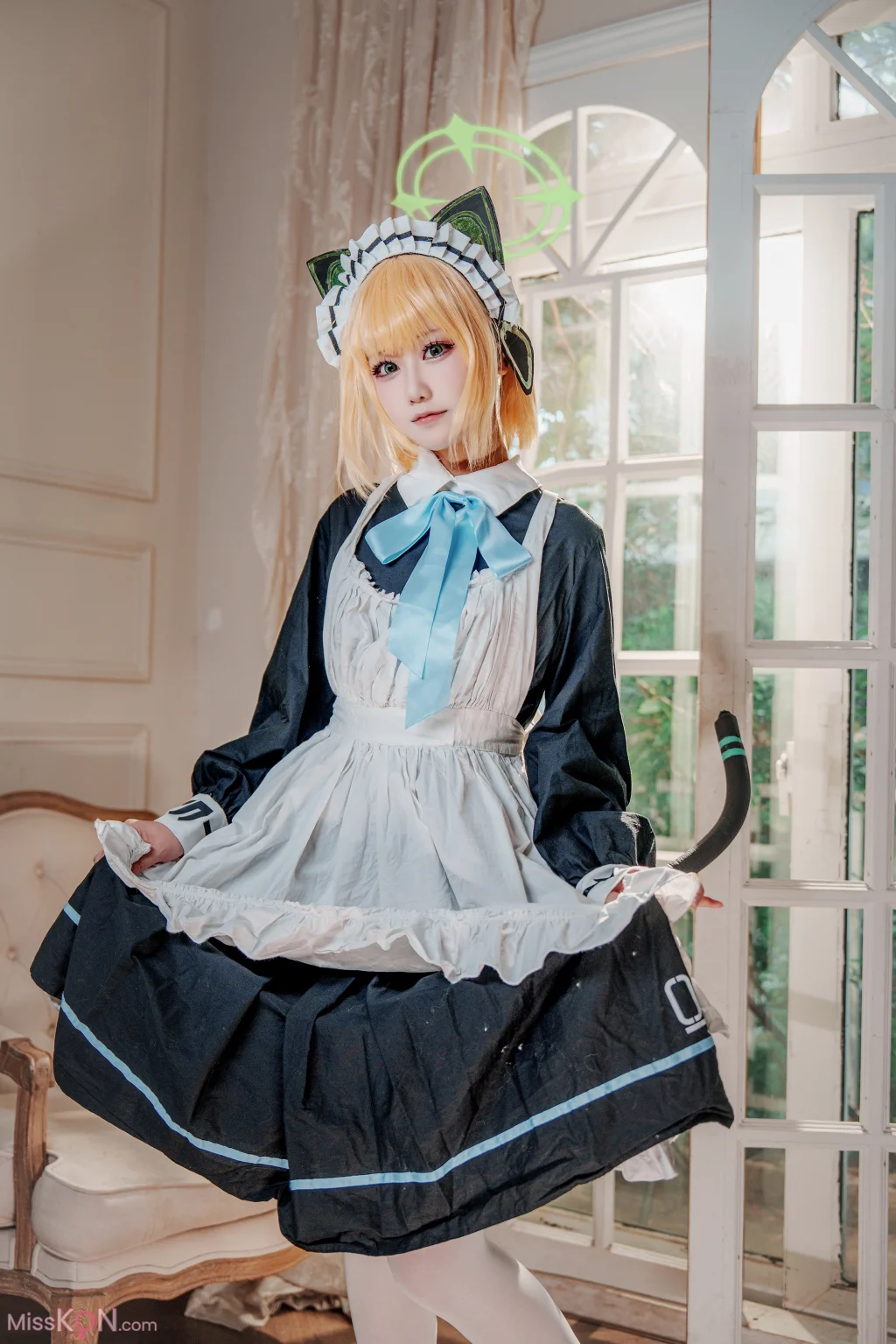 Coser@lunananya: 碧蓝档案 才羽绿 (28 photos)
