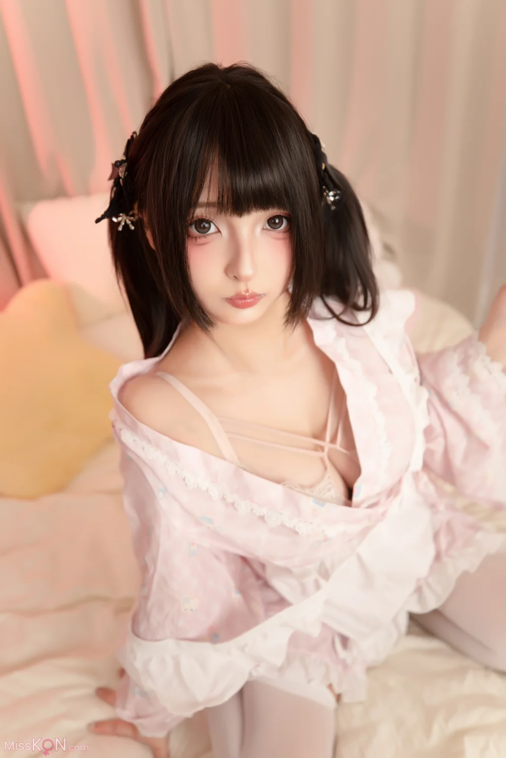 Coser@神楽坂真冬: 浴衣女仆 (75 photos + 2 videos)