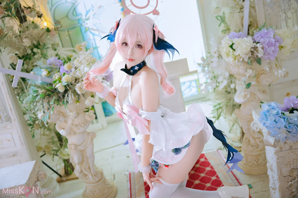 Coser@日奈娇: 蔚蓝档案 下江小春花嫁 (26 photos) – Page 2