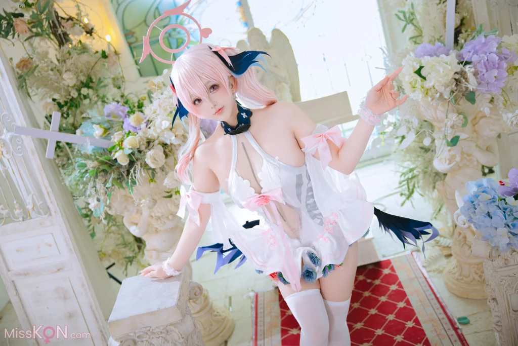Coser@日奈娇: 蔚蓝档案 下江小春花嫁 (26 photos) – Page 2