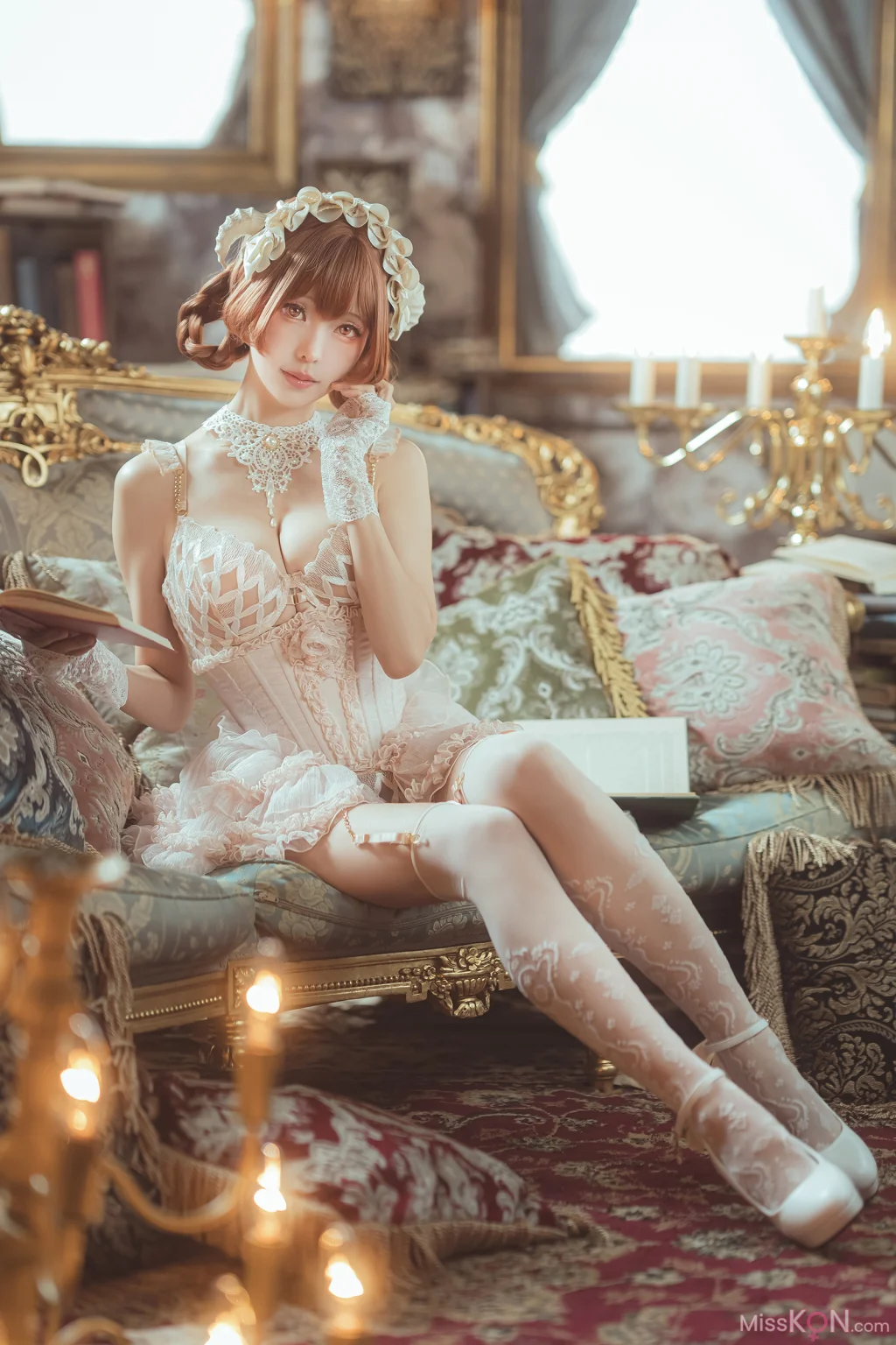 Coser@Ely_eee (ElyEE子): Book Witch 書本魔女 (33 photos + 4 videos)