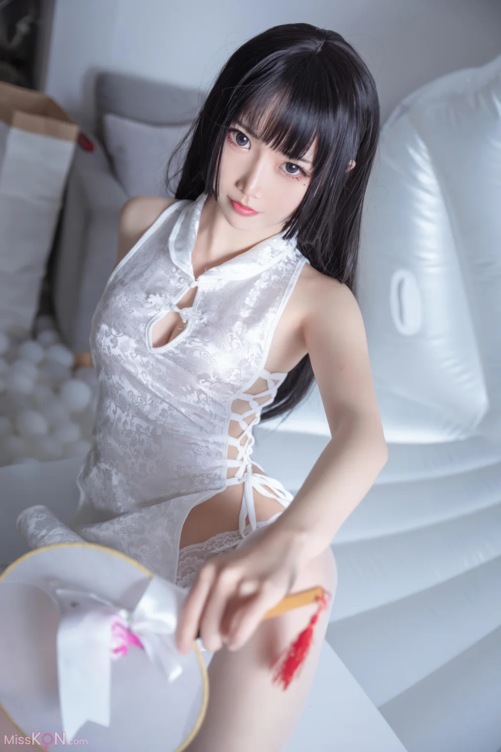 Coser@面饼仙儿: 白色旗袍 (60 photos) – Page 3