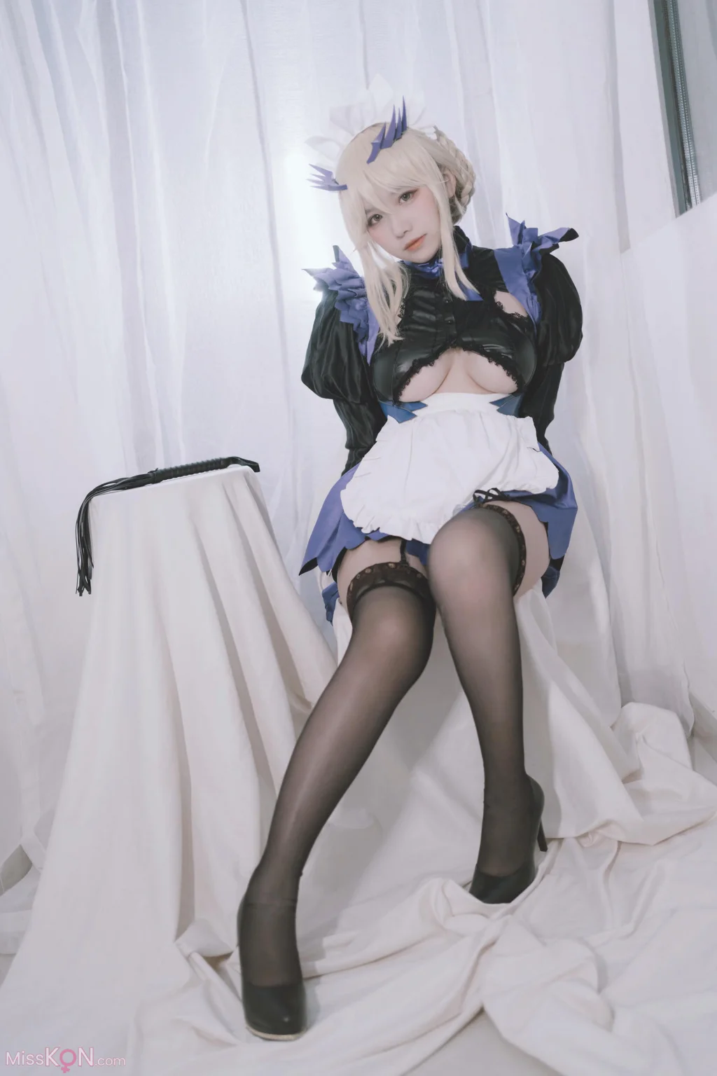 Coser@阿半今天很开心: FGO-黑枪呆女仆 (69 photos)