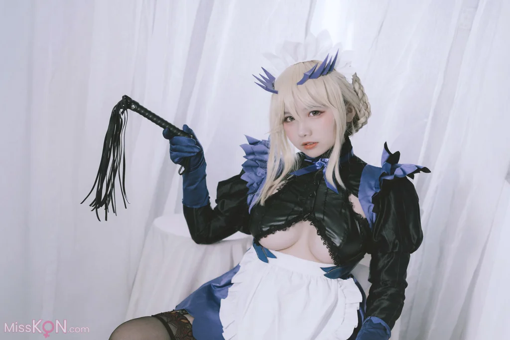 Coser@阿半今天很开心: FGO-黑枪呆女仆 (69 photos)