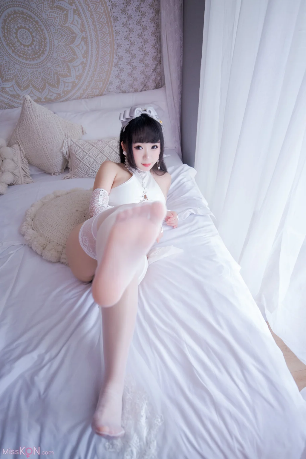 Coser@胡桃猫Kurumineko: 白靡烟旗袍 (106 photos) – Page 3