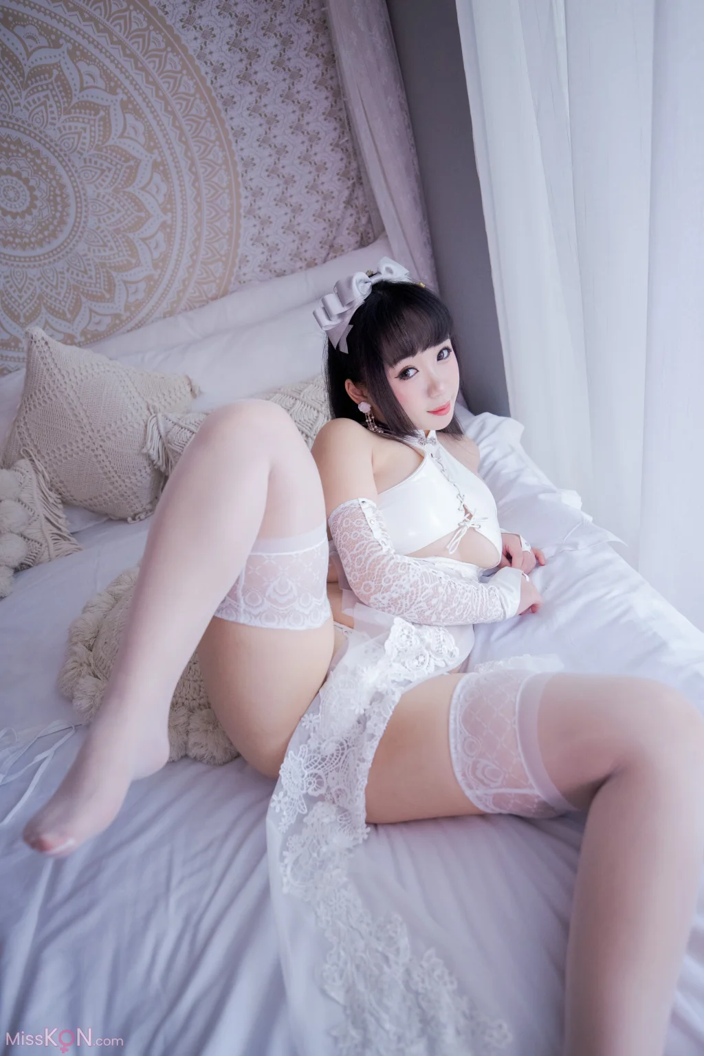 Coser@胡桃猫Kurumineko: 白靡烟旗袍 (106 photos) – Page 3