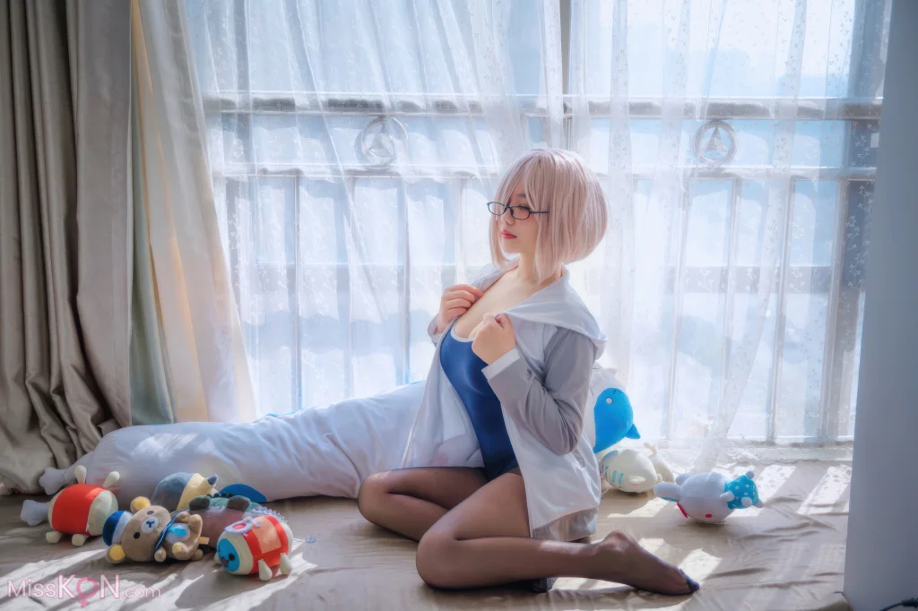Coser@阿半今天很开心: 玛修同人体操服 (20 photos) – Page 2