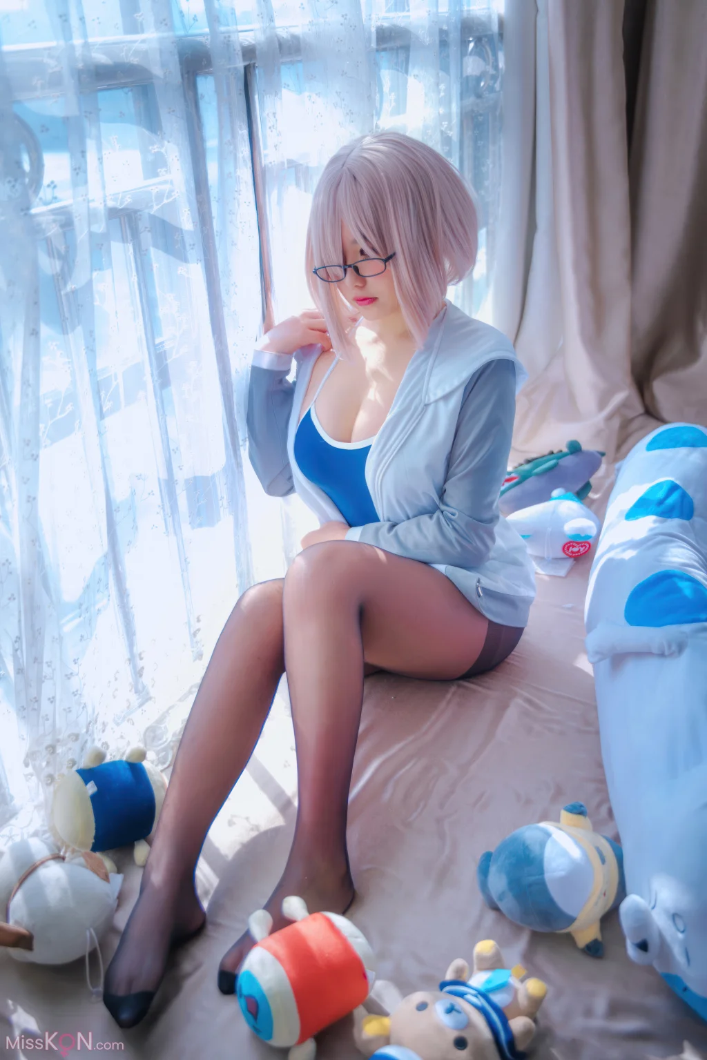 Coser@阿半今天很开心: 玛修同人体操服 (20 photos) – Page 2
