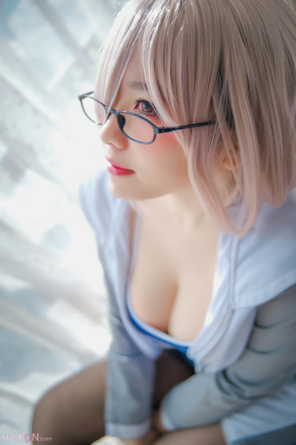 Coser@阿半今天很开心: 玛修同人体操服 (20 photos) – Page 2
