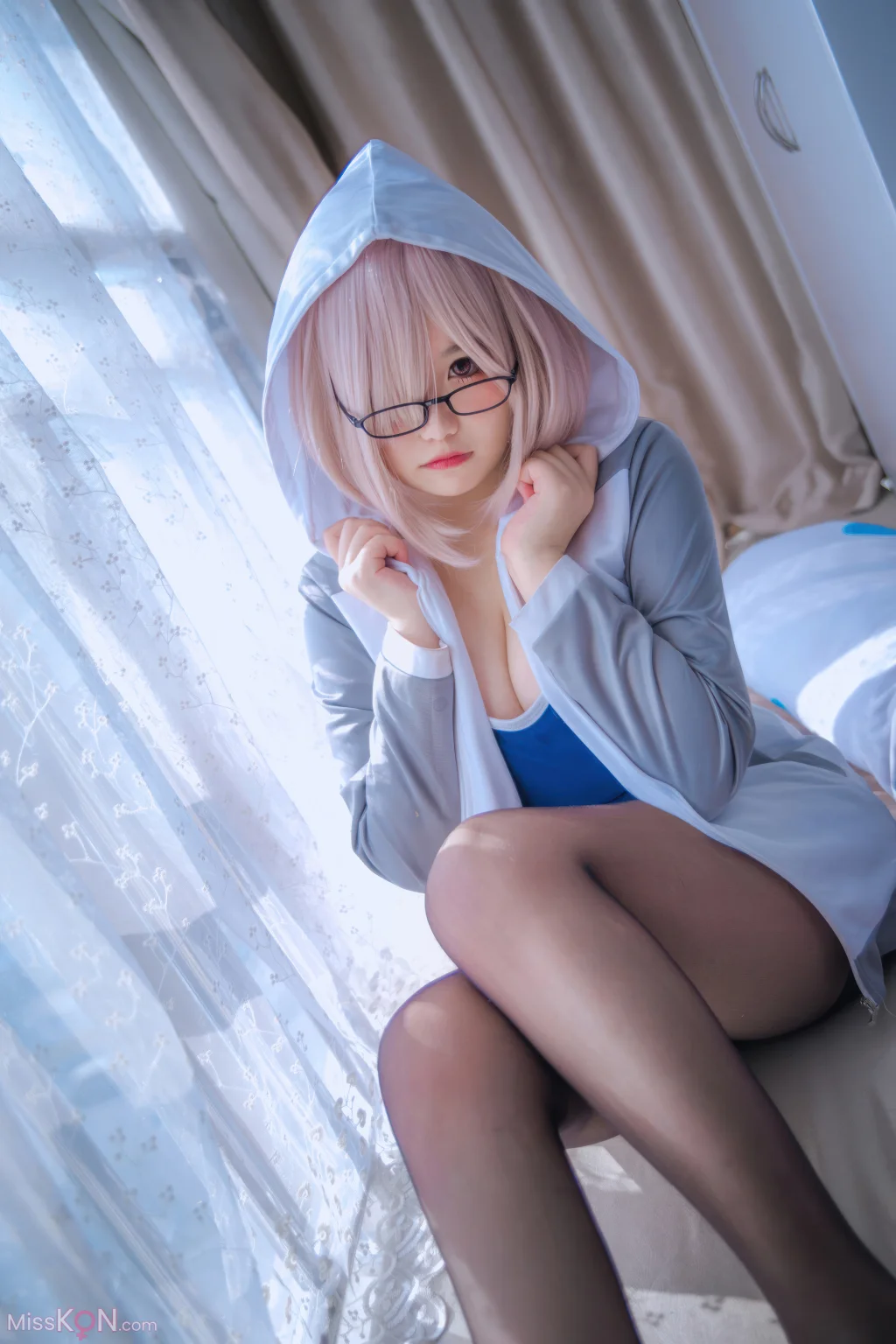Coser@阿半今天很开心: 玛修同人体操服 (20 photos) – Page 2