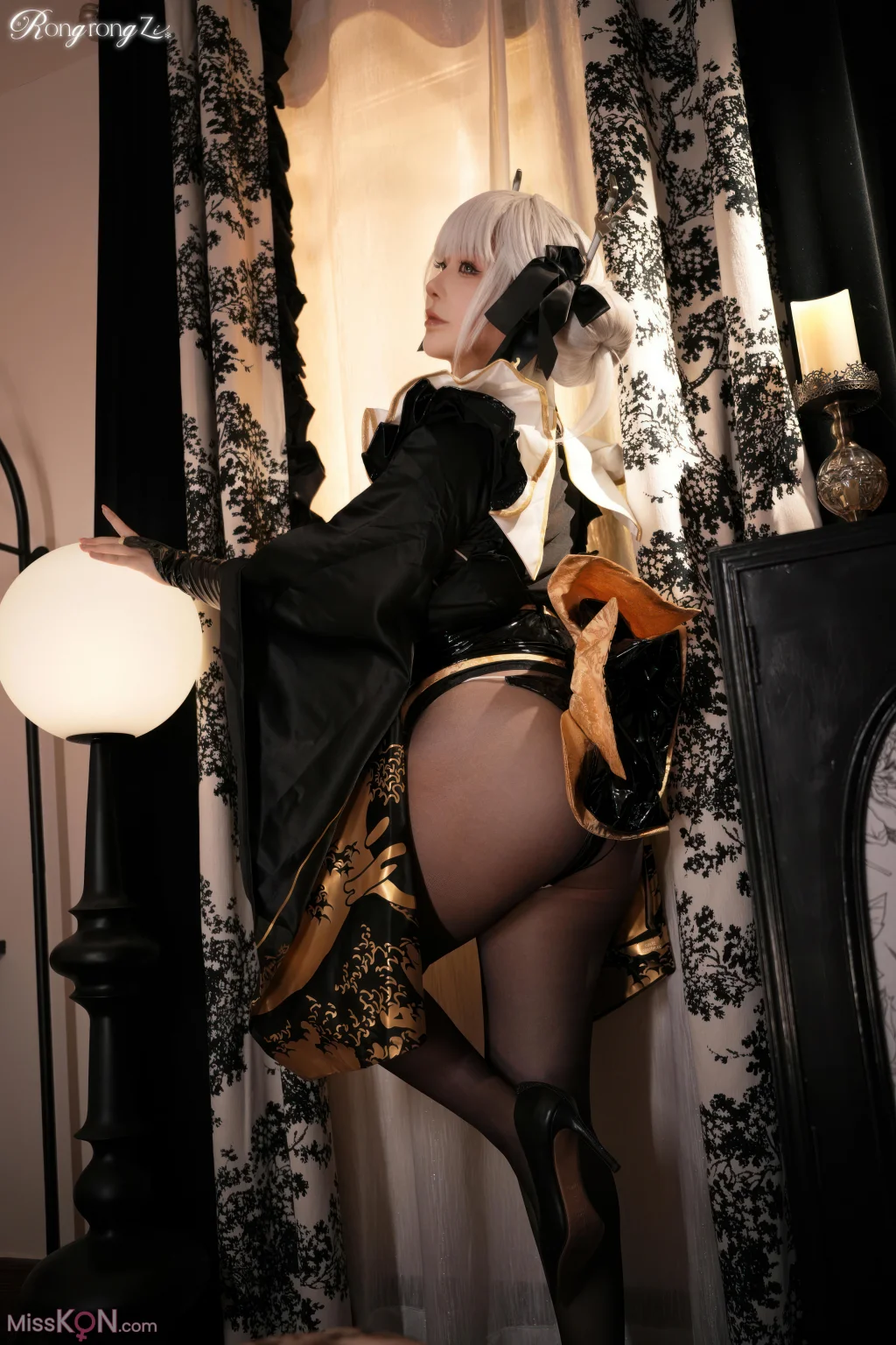 Coser@小容仔咕咕咕w: NIKKE胜利女神-布兰儿白兔 (45 photos)