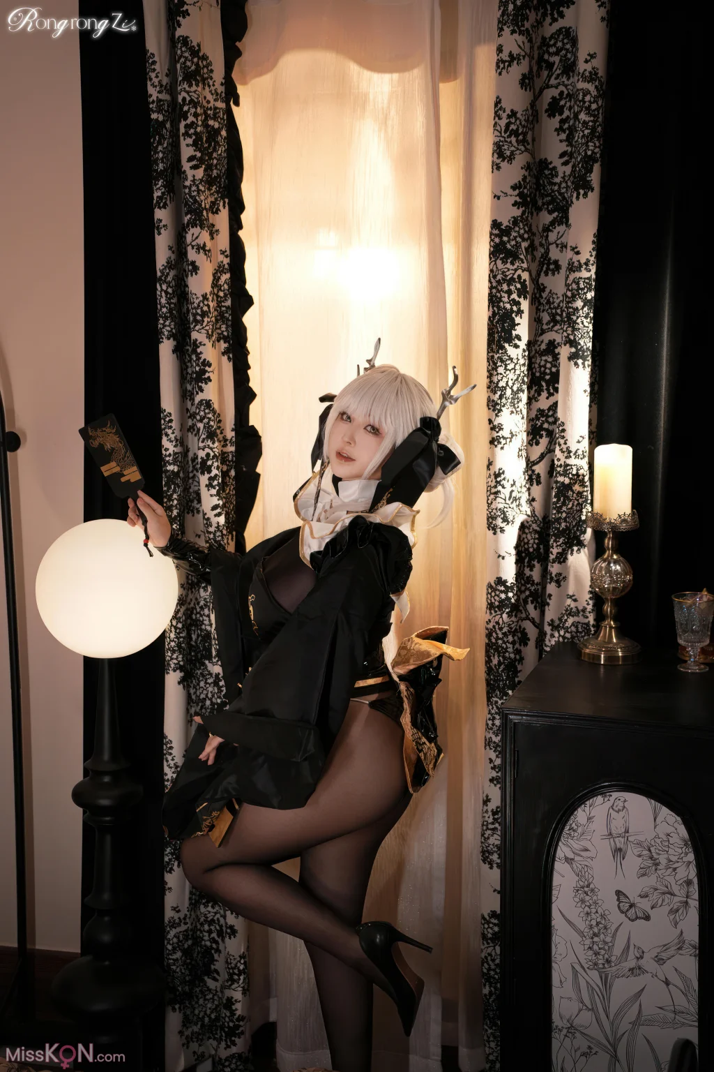 Coser@小容仔咕咕咕w: NIKKE胜利女神-布兰儿白兔 (45 photos)