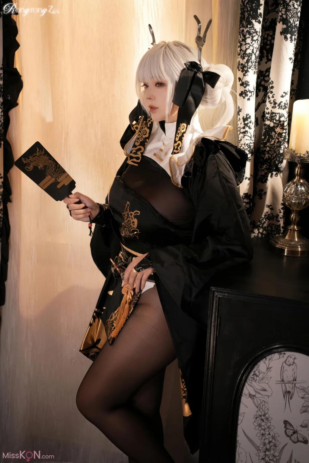 Coser@小容仔咕咕咕w: NIKKE胜利女神-布兰儿白兔 (45 photos)