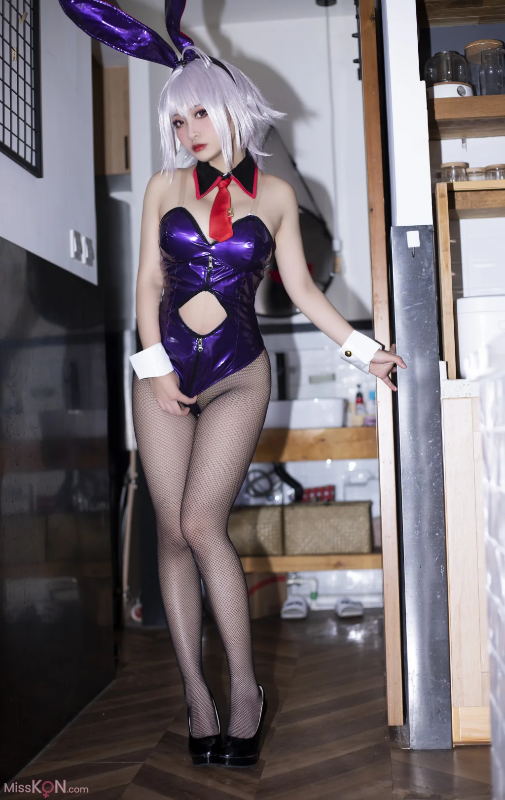 Coser@洛璃LoLiSAMA: FGO-黑贞兔子 (42 photos + 1 video)