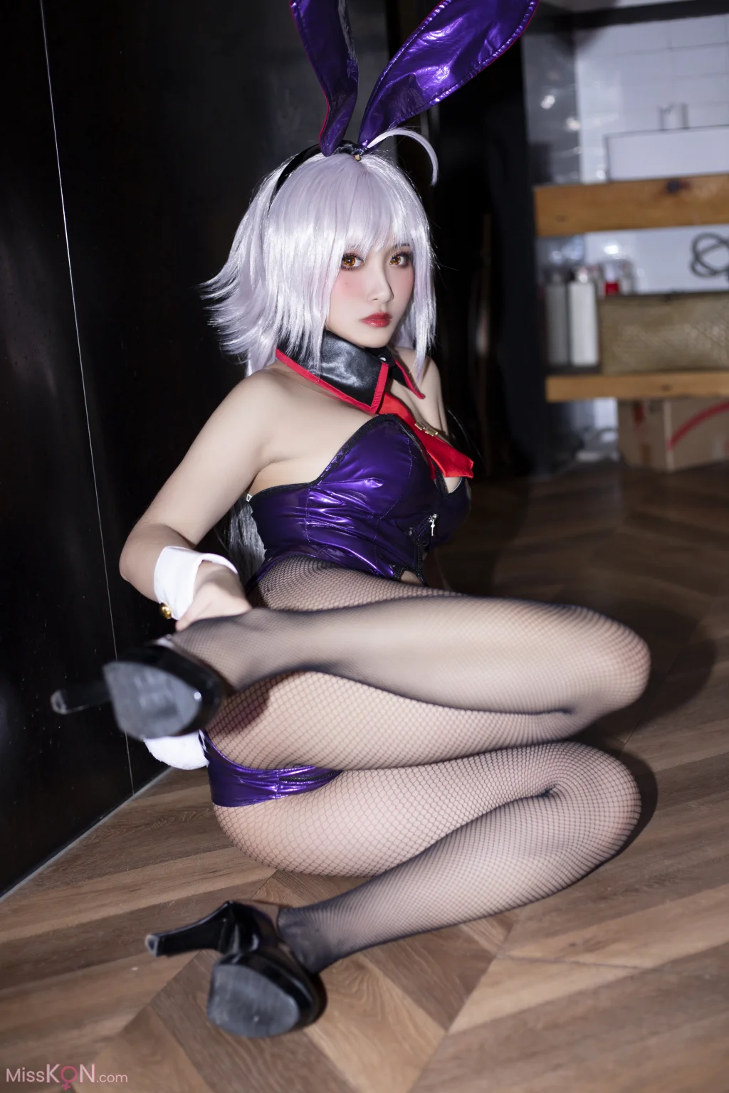 Coser@洛璃LoLiSAMA: FGO-黑贞兔子 (42 photos + 1 video)